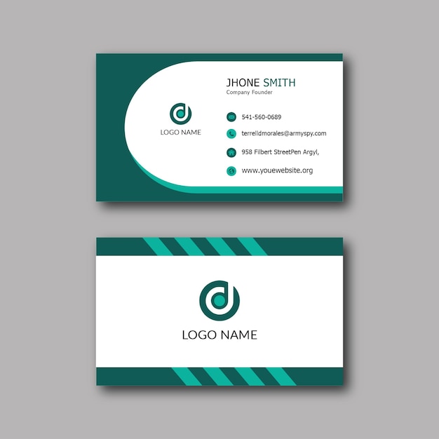 professional business card