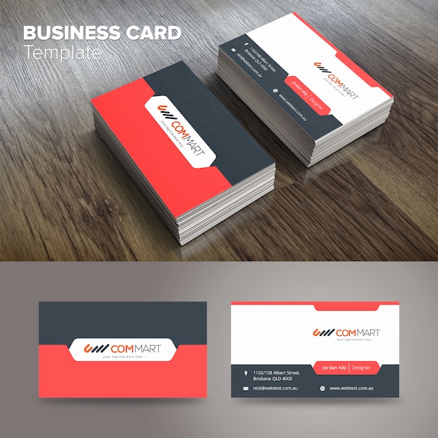 Vector professional business card