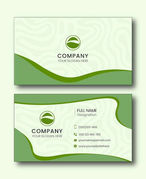 Vector professional business card