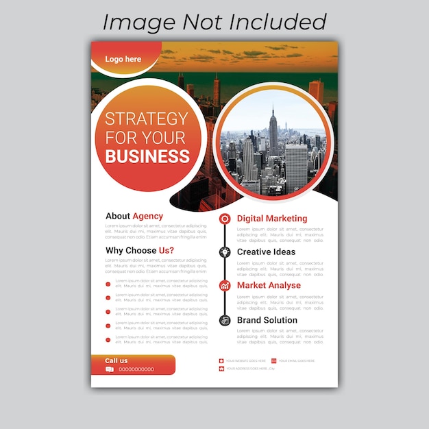 professional business flyer design corporate vector file