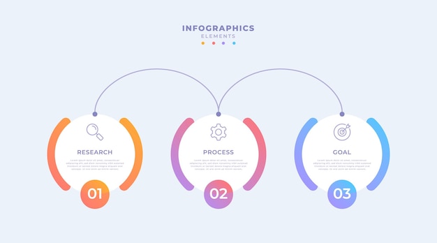 Modello di infografica aziendale professionale