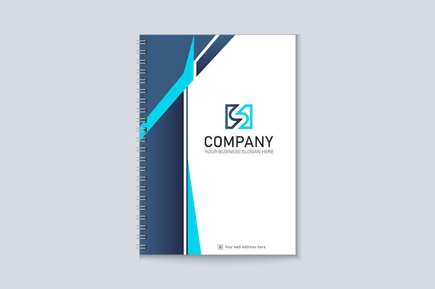 Professional business notepad cover design template