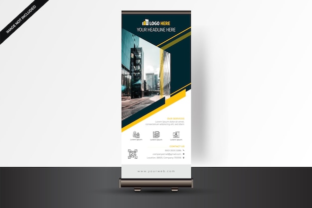 Professional business roll up banner for presentation purpose