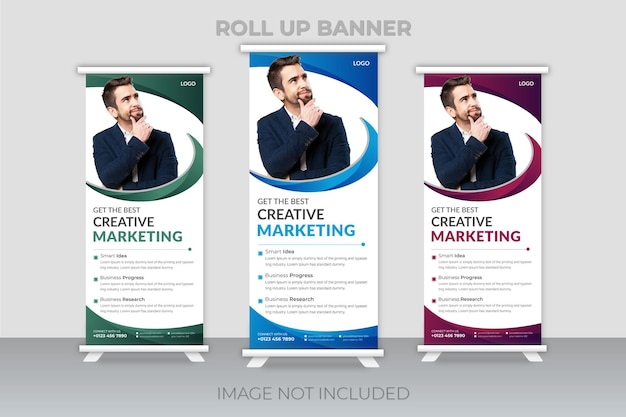 Professional Business Rollup Banner Design Template