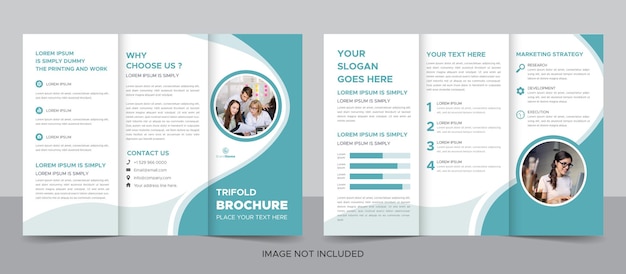 Professional business trifold brochure design