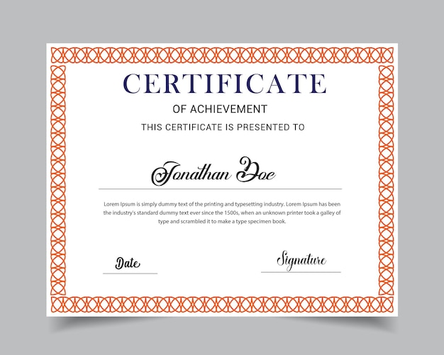 Professional certificate template,college,diploma certificate template