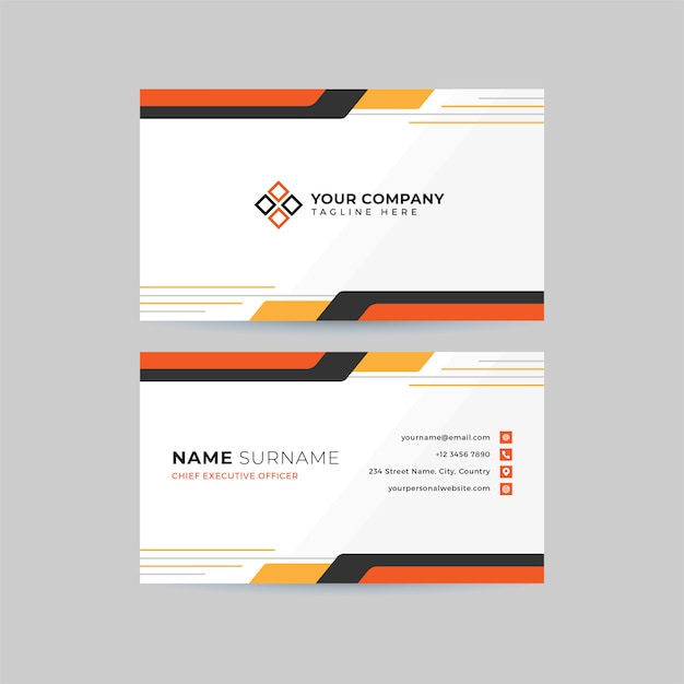 Professional Clean Business Card Template