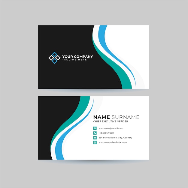 Professional Clean Business Card Template