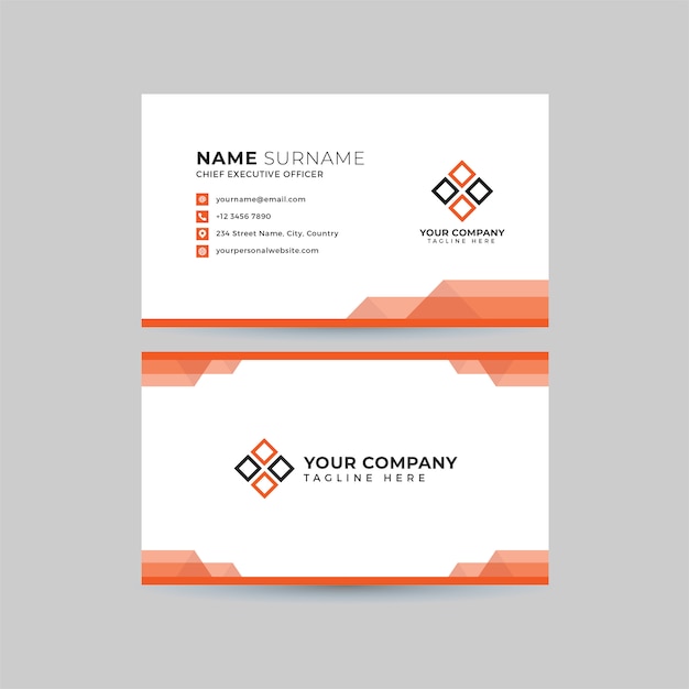 Professional Clean Business Card Template