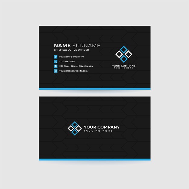 Professional Clean Business Card Template