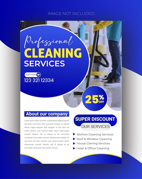 Professional Cleaning Services Flyer