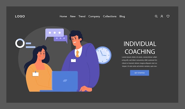 Professional coach guiding a dedicated learner oneonone mentoring session ensuring personalized