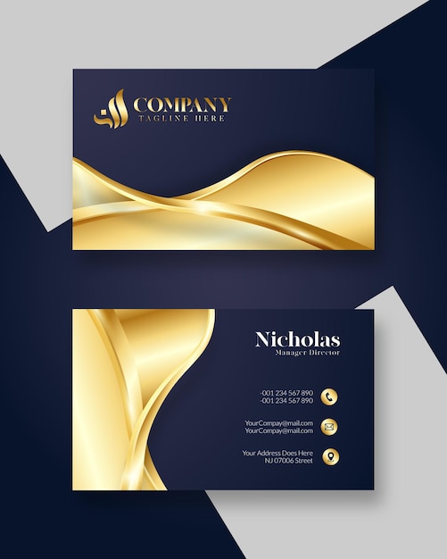 Professional company business card design