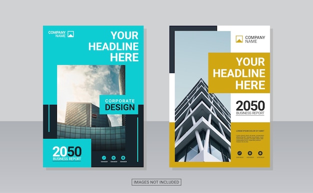 professional corporate book cover template