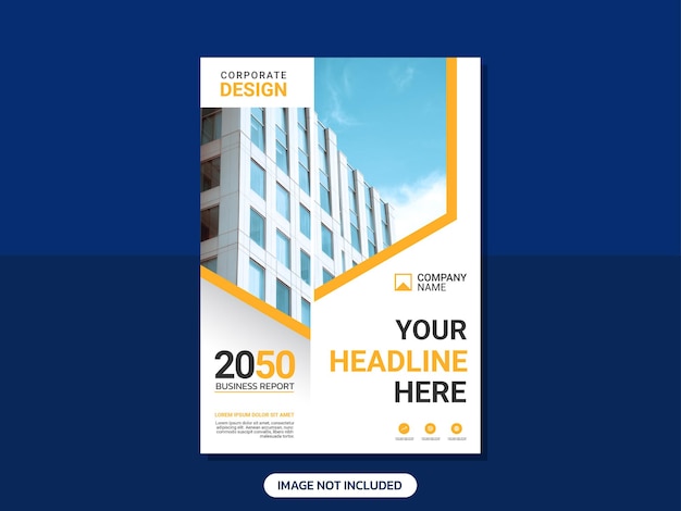 professional corporate book cover template