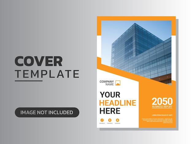 professional corporate book cover template