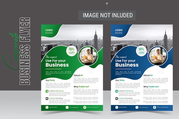 Professional corporate business agency flyer template