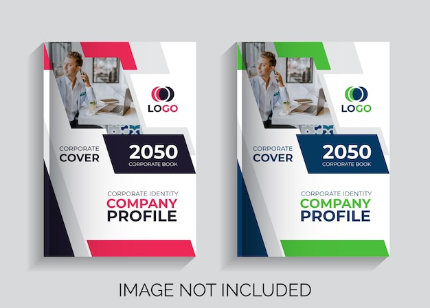 Vector professional corporate business book cover design