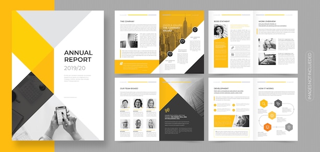 Professional Corporate Business Brochure or Booklet Template