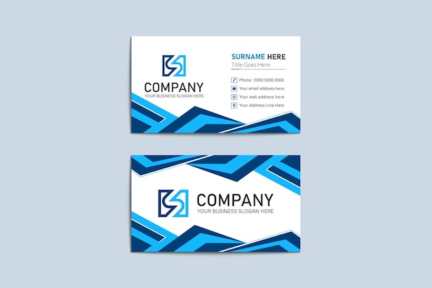 Professional corporate business business card template