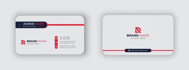 Professional and corporate business card