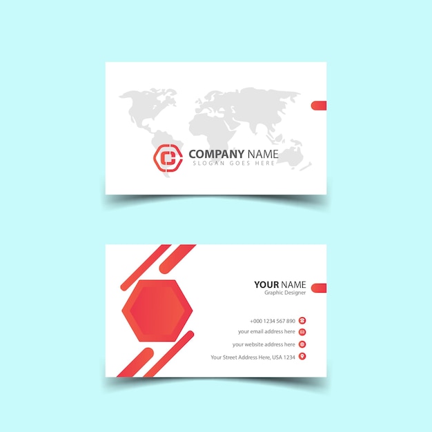 Professional corporate business card