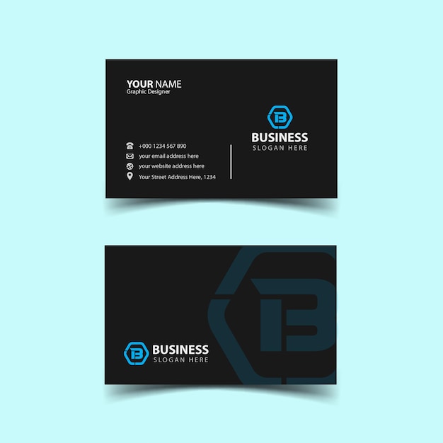 Professional corporate business card