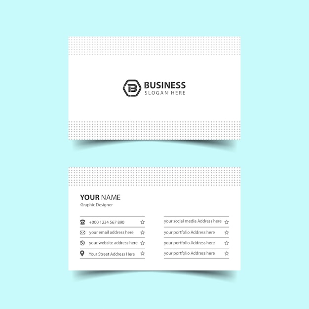 Professional corporate business card