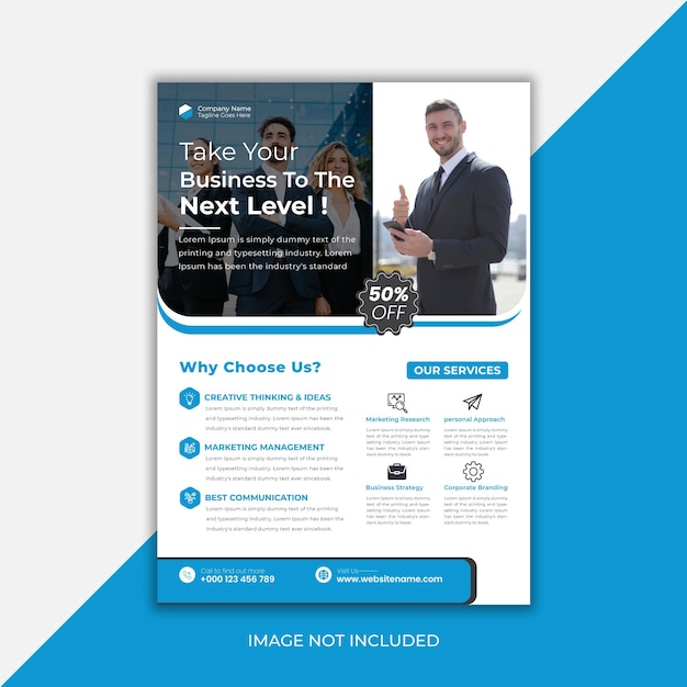 Professional Corporate Business Flyer Design Template