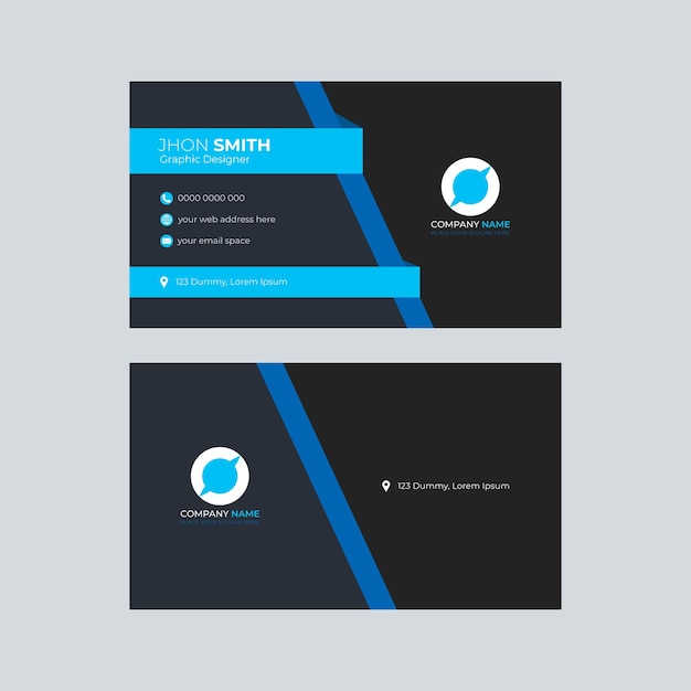 professional and creative business card design template