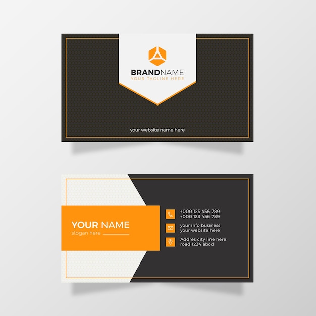 Professional creative business card design