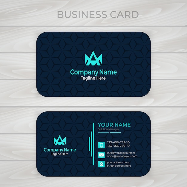 Professional creative business card template design