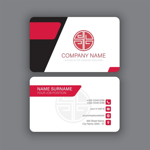 Professional and Creative Business Card Template