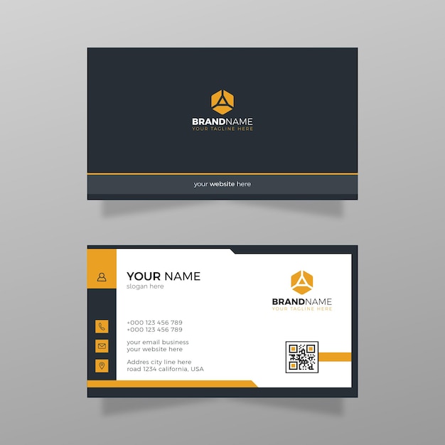 Professional and creative business card template