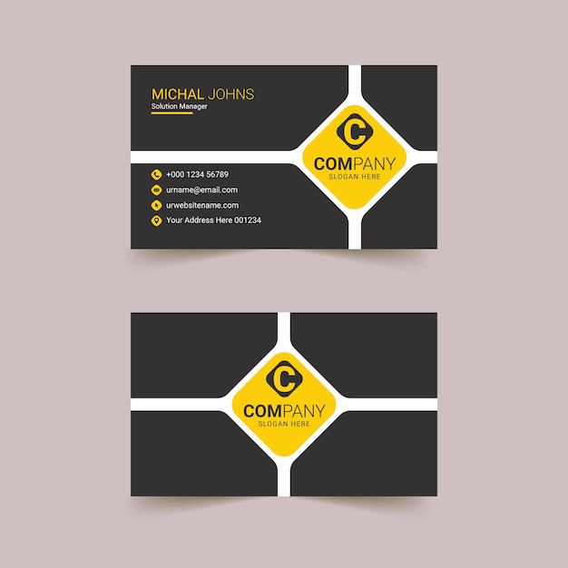 professional and creative business card template