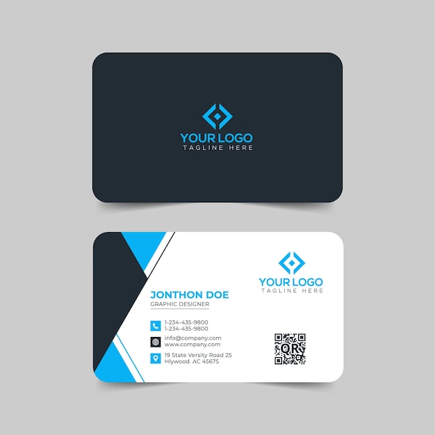 Professional creative business card template