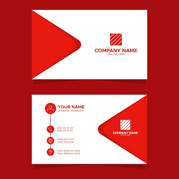 Professional and Creative Business Card Vector Template