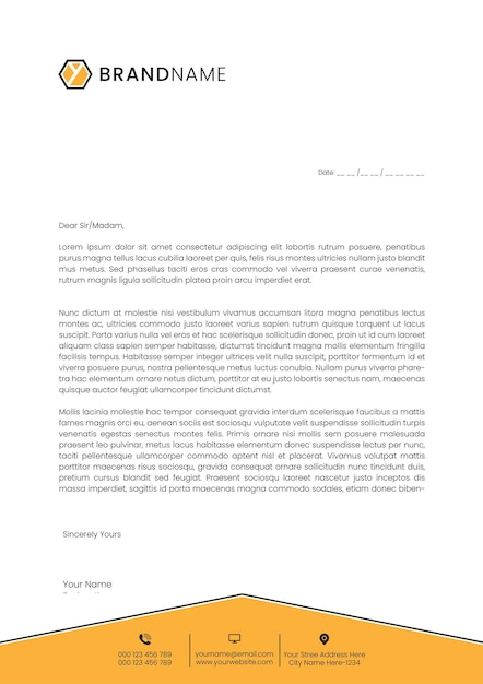 Professional creative letterhead design