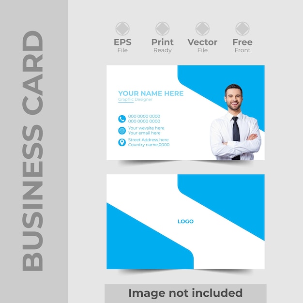 professional Creative and modern business card template Double sided creative business card template