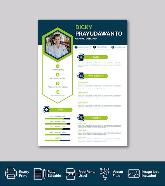 Professional curriculum vitae template