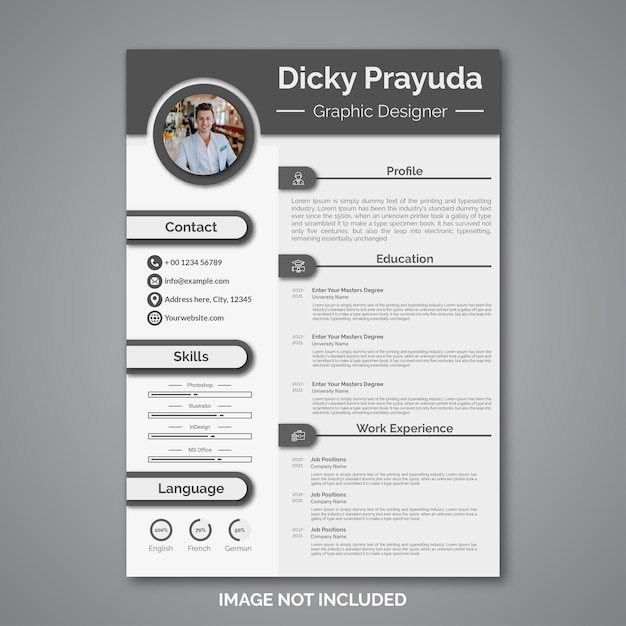 professional curriculum vitae template