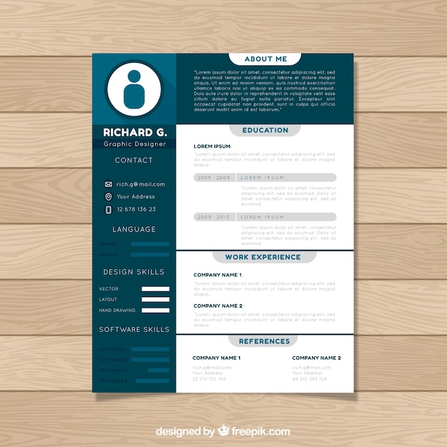 Professional cv design