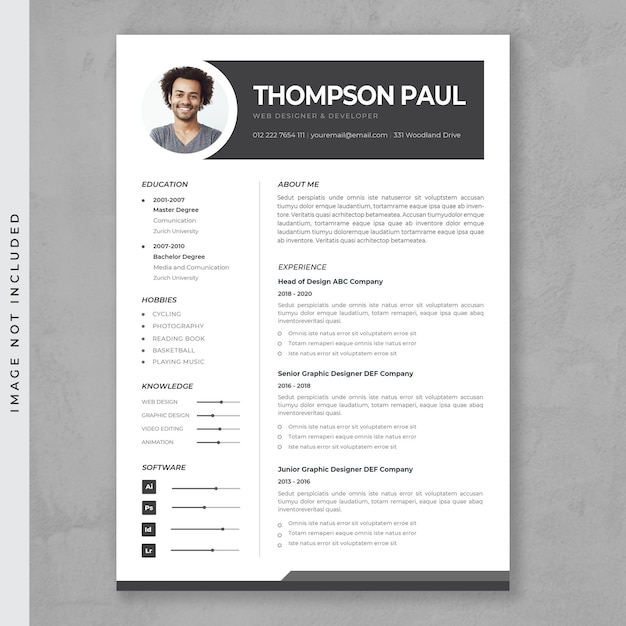 Professional CV resume