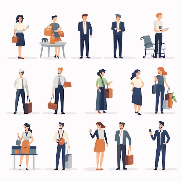 professional design background business vector illustration banner office card concept day