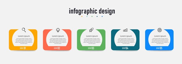 Professional design infographic