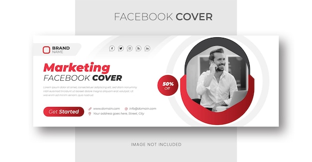 Professional digital marketing agency banner template