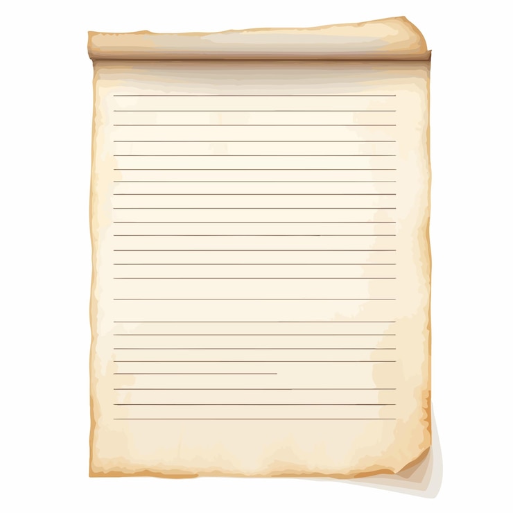 Vector professional document sheet paper vector illustration