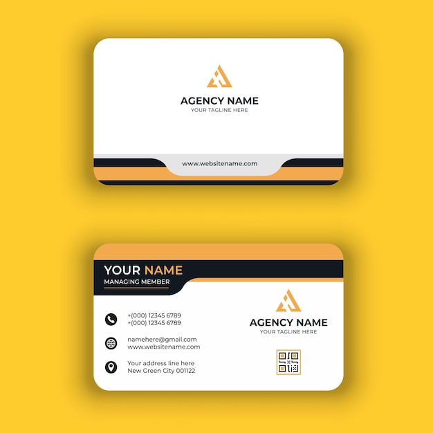 Professional elegant business card template