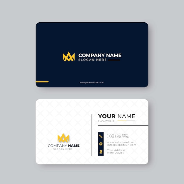 Professional Elegant Modern Business Card Design Template