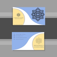 Professional elegant modern business card design template